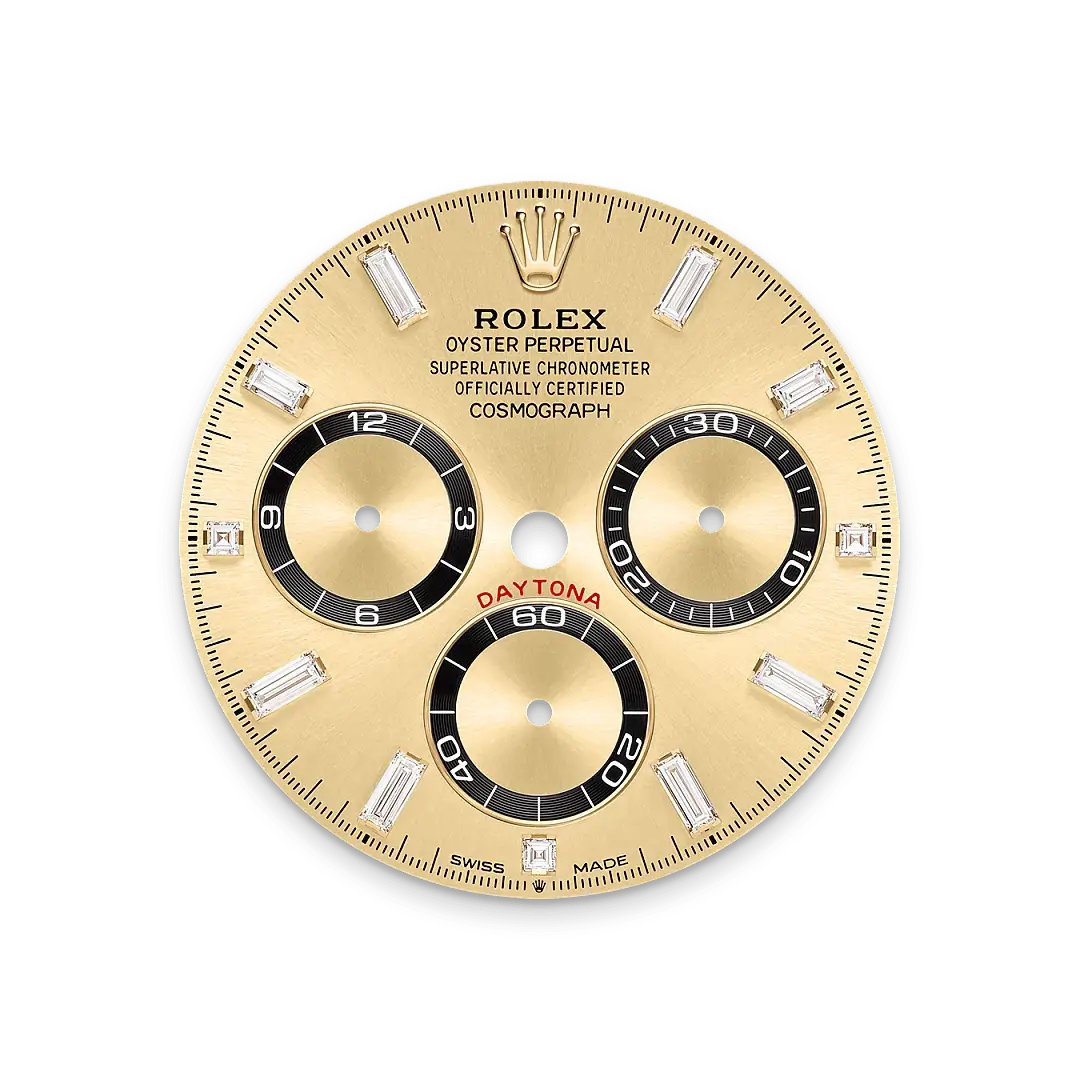 Rolex Cosmograph Daytona in 18 ct yellow gold with lugs set with diamonds, M126538TBR-0004 - Emperor Watch & Jewellery Ltd