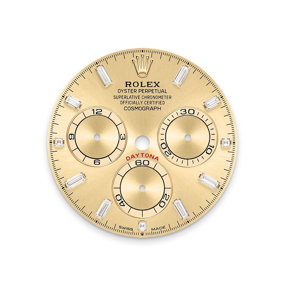 Rolex Cosmograph Daytona in 18 ct yellow gold with lugs set with diamonds, M126598TBR-0001 - Emperor Watch & Jewellery Ltd