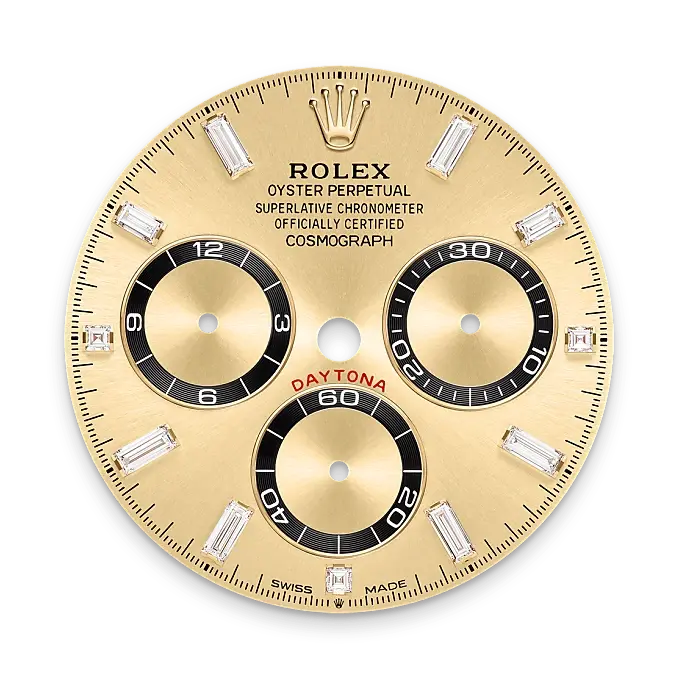 Rolex Cosmograph Daytona in 18 ct yellow gold with lugs set with diamonds, M126538TBR-0004 - Emperor Watch & Jewellery Ltd