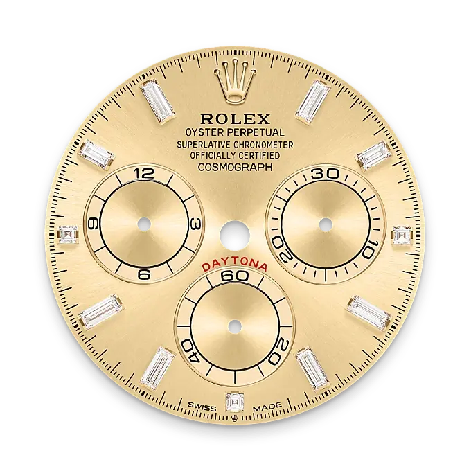 Rolex Cosmograph Daytona in 18 ct yellow gold with lugs set with diamonds, M126598TBR-0001 - Emperor Watch & Jewellery Ltd