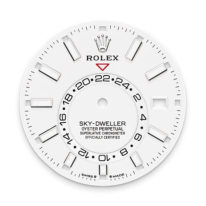 Rolex Sky-Dweller in White Rolesor - combination of Oystersteel and white gold, M336934-0004 - Emperor Watch & Jewellery Ltd