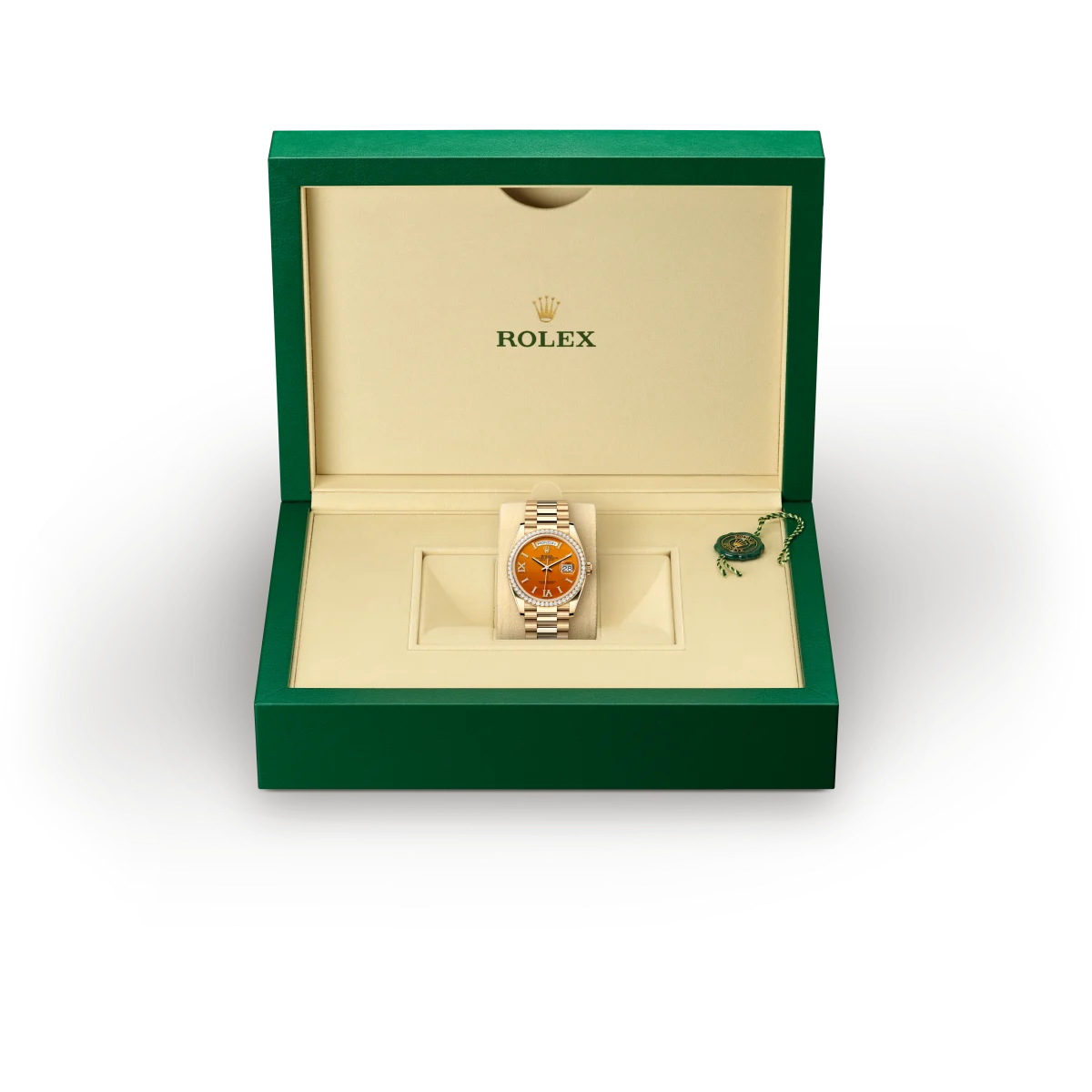 Rolex Day-Date in 18 ct yellow gold, M128348RBR-0049 - Emperor Watch & Jewellery Ltd