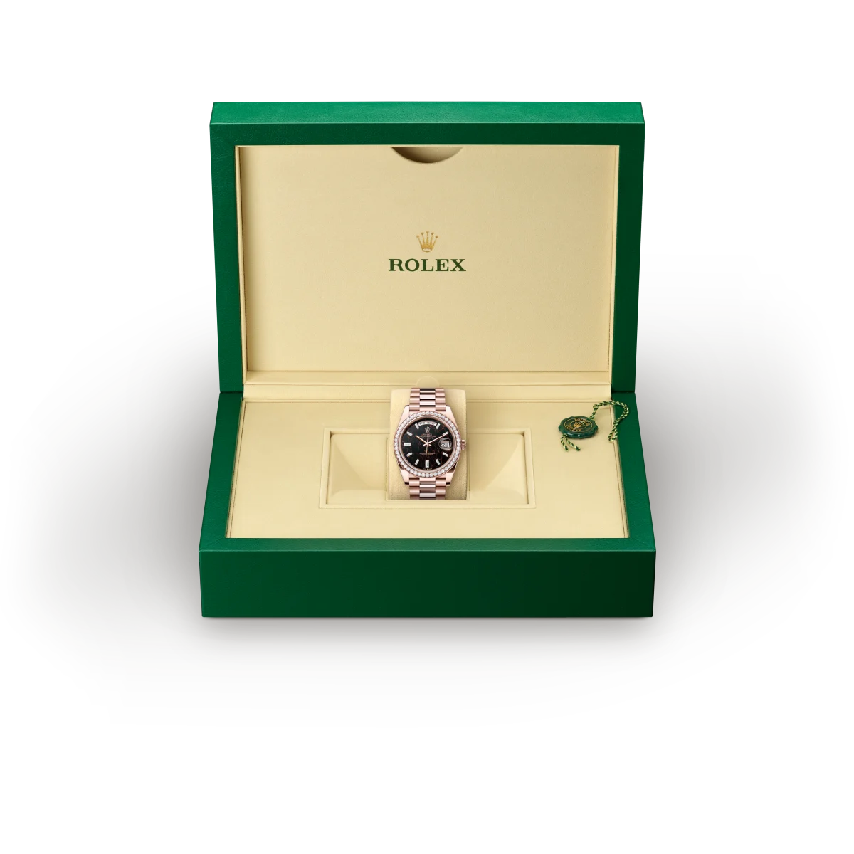 Rolex Day-Date in 18 ct Everose gold, M228345RBR-0016 - Emperor Watch & Jewellery Ltd