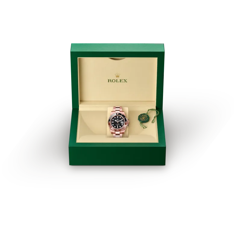 Rolex GMT-Master II in 18 ct Everose gold, M126715CHNR-0001 - Emperor Watch & Jewellery Ltd