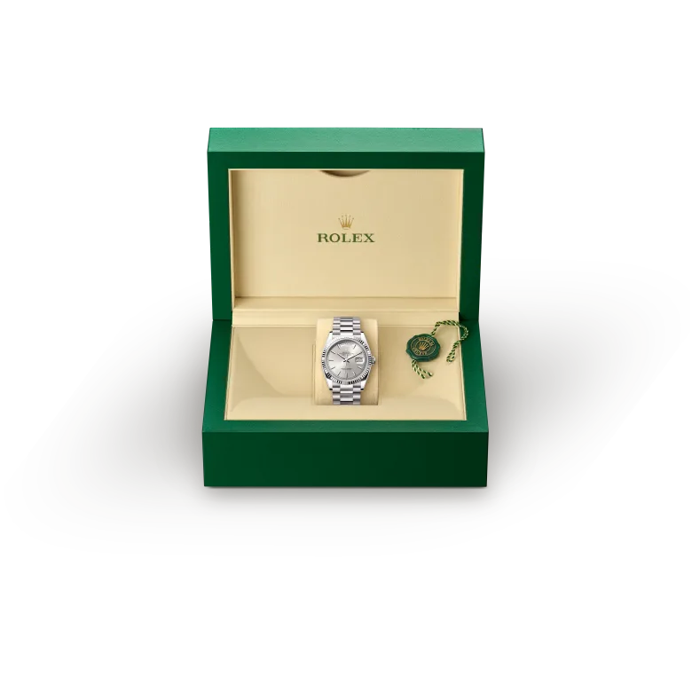 Rolex Day-Date in 18 ct white gold, M128239-0005 - Emperor Watch & Jewellery Ltd