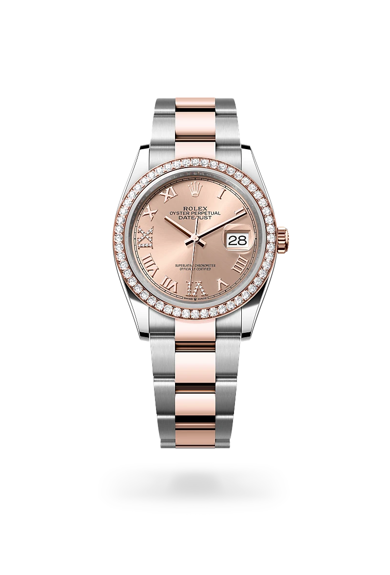 Rolex Datejust in Everose Rolesor - combination of Oystersteel and Everose gold - Emperor Watch & Jewellery Singapore