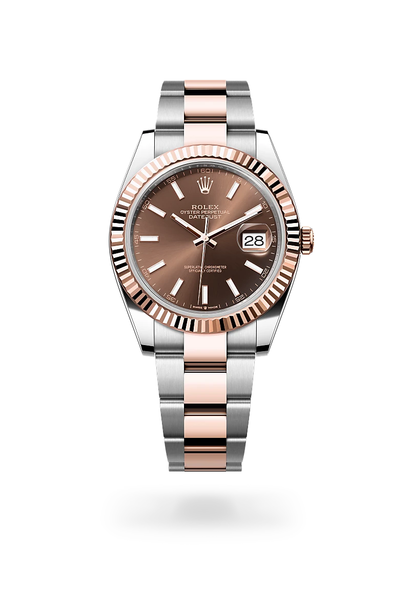 Rolex Datejust in Everose Rolesor - combination of Oystersteel and Everose gold - Emperor Watch & Jewellery Singapore