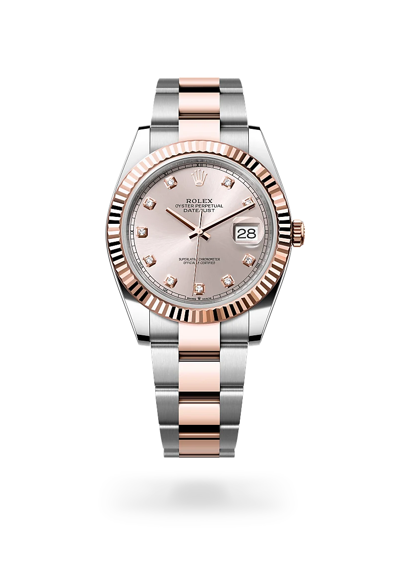 Rolex Datejust in Everose Rolesor - combination of Oystersteel and Everose gold - Emperor Watch & Jewellery Singapore