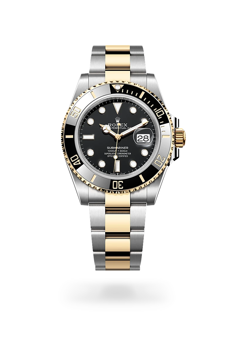 Rolex Submariner in Yellow Rolesor - combination of Oystersteel and yellow gold - Emperor Watch & Jewellery Singapore