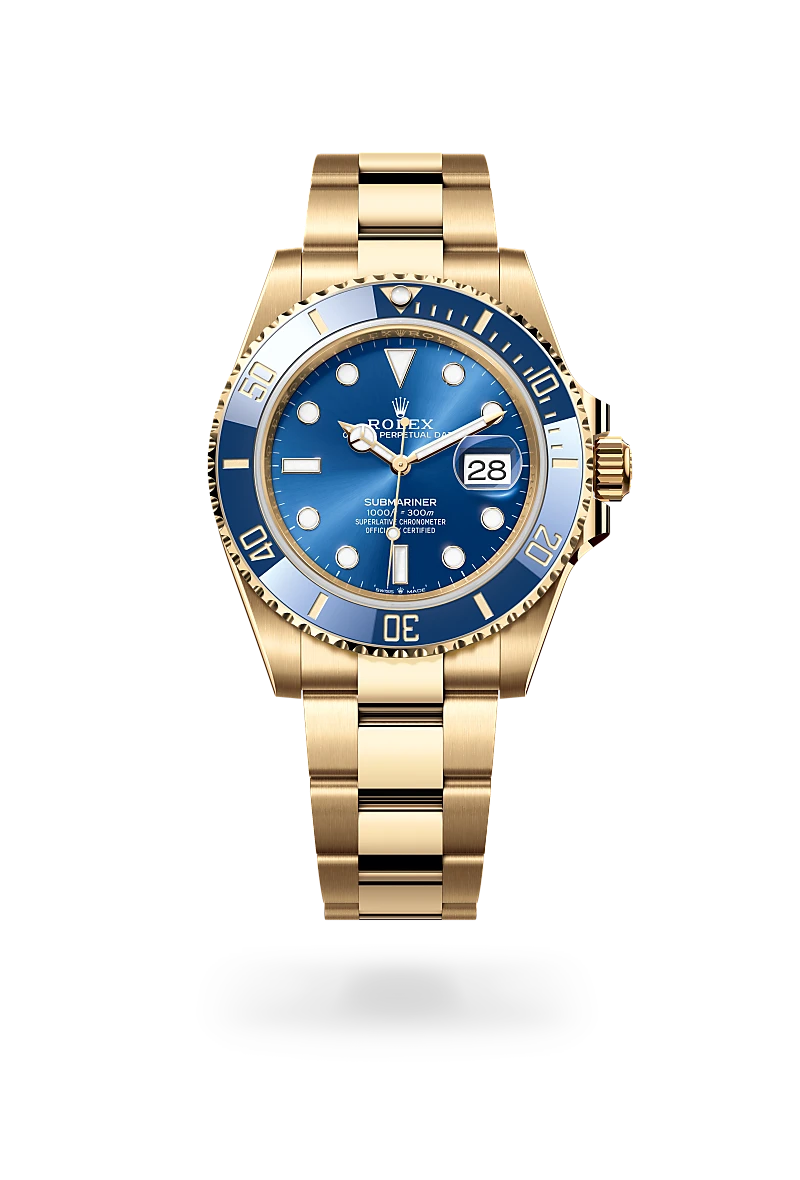 Rolex Submariner in 18 ct yellow gold - Emperor Watch & Jewellery Singapore