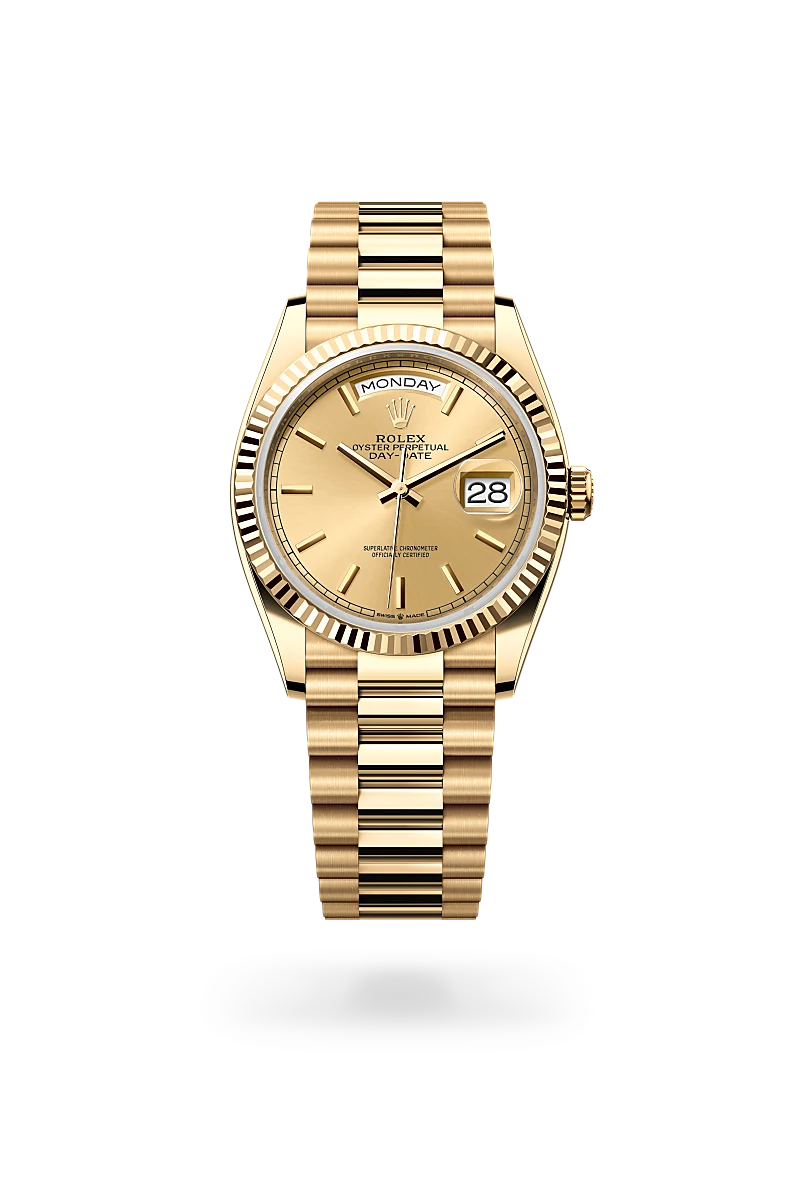 Rolex Day-Date in 18 ct yellow gold, M128238-0045 - Emperor Watch & Jewellery Ltd