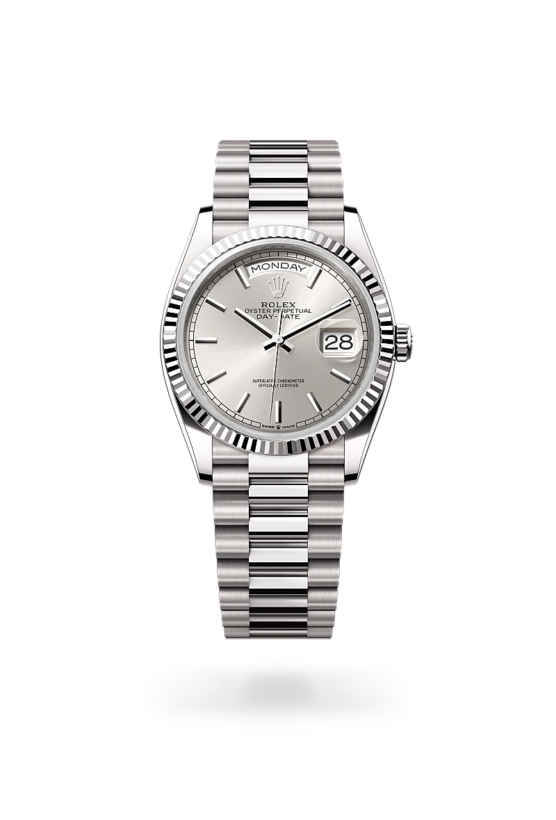 Rolex Day-Date in 18 ct white gold - Emperor Watch & Jewellery Singapore