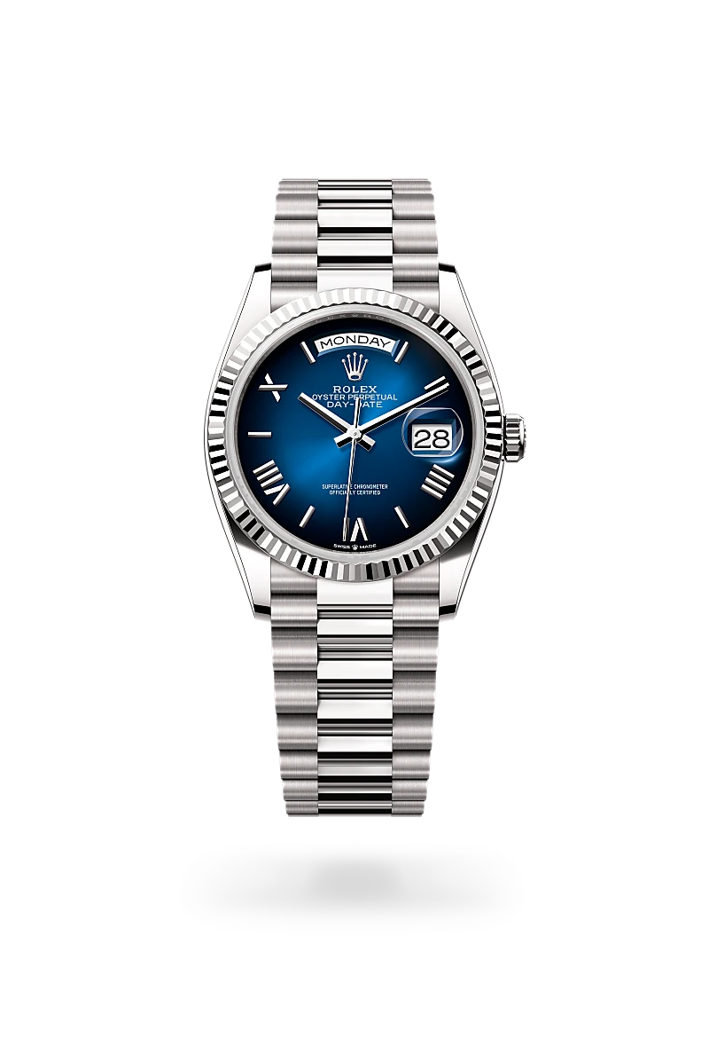 Rolex Day-Date in 18 ct white gold - Emperor Watch & Jewellery Singapore