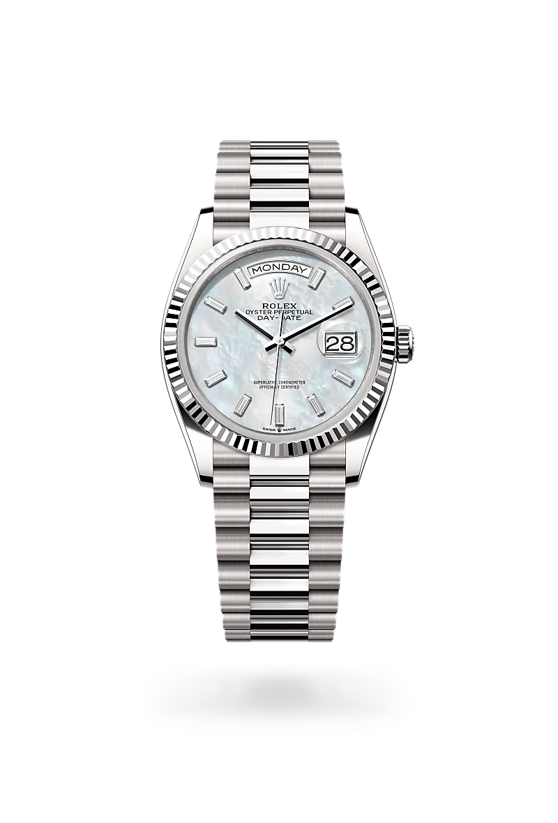 Rolex Day-Date in 18 ct white gold - Emperor Watch & Jewellery Singapore