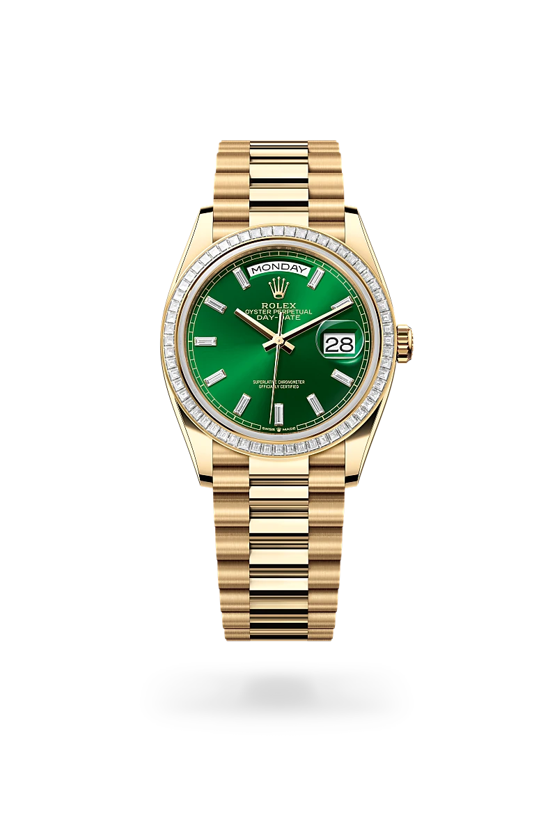 Rolex Day-Date in 18 ct yellow gold, M128398TBR-0035 - Emperor Watch & Jewellery Ltd