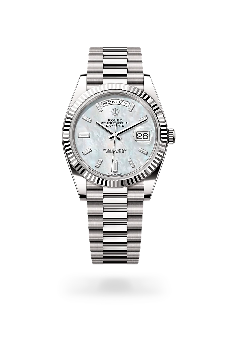 Rolex Day-Date in 18 ct white gold - Emperor Watch & Jewellery Singapore