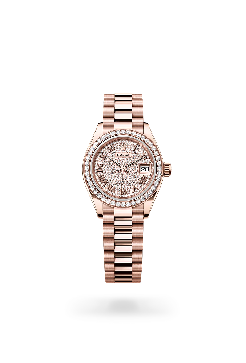 Rolex Lady-Datejust in 18 ct Everose gold - Emperor Watch & Jewellery Singapore