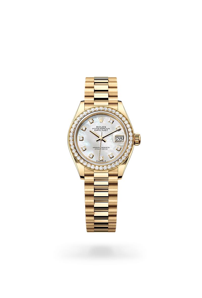 Rolex Lady-Datejust in 18 ct yellow gold - Emperor Watch & Jewellery Singapore