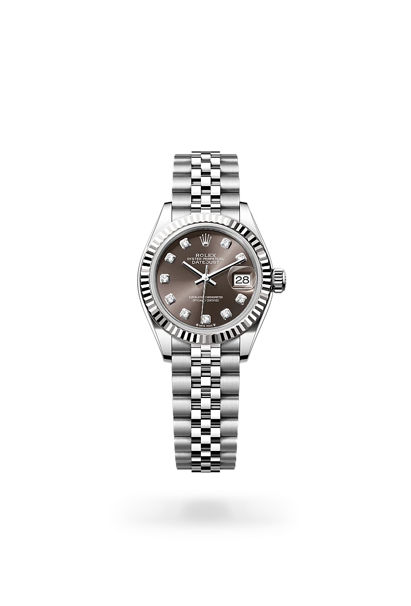 Rolex Lady-Datejust in White Rolesor - combination of Oystersteel and white gold - Emperor Watch & Jewellery Singapore