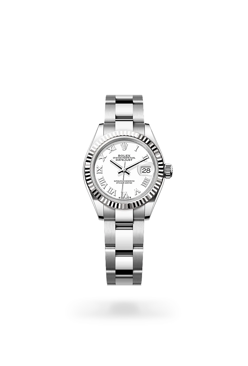 Rolex Lady-Datejust in White Rolesor - combination of Oystersteel and white gold, M279174-0020 - Emperor Watch & Jewellery Ltd