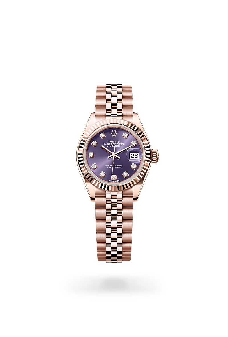 Rolex Lady-Datejust in 18 ct Everose gold - Emperor Watch & Jewellery Singapore