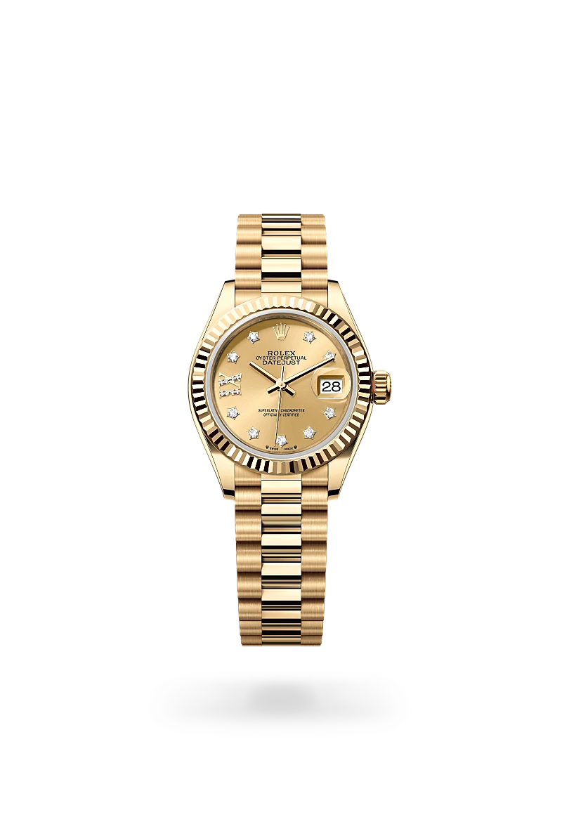 Rolex Lady-Datejust in 18 ct yellow gold - Emperor Watch & Jewellery Singapore