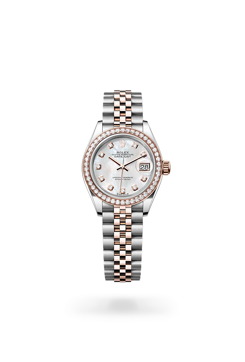 Rolex Lady-Datejust in Everose Rolesor - combination of Oystersteel and Everose gold - Emperor Watch & Jewellery Singapore