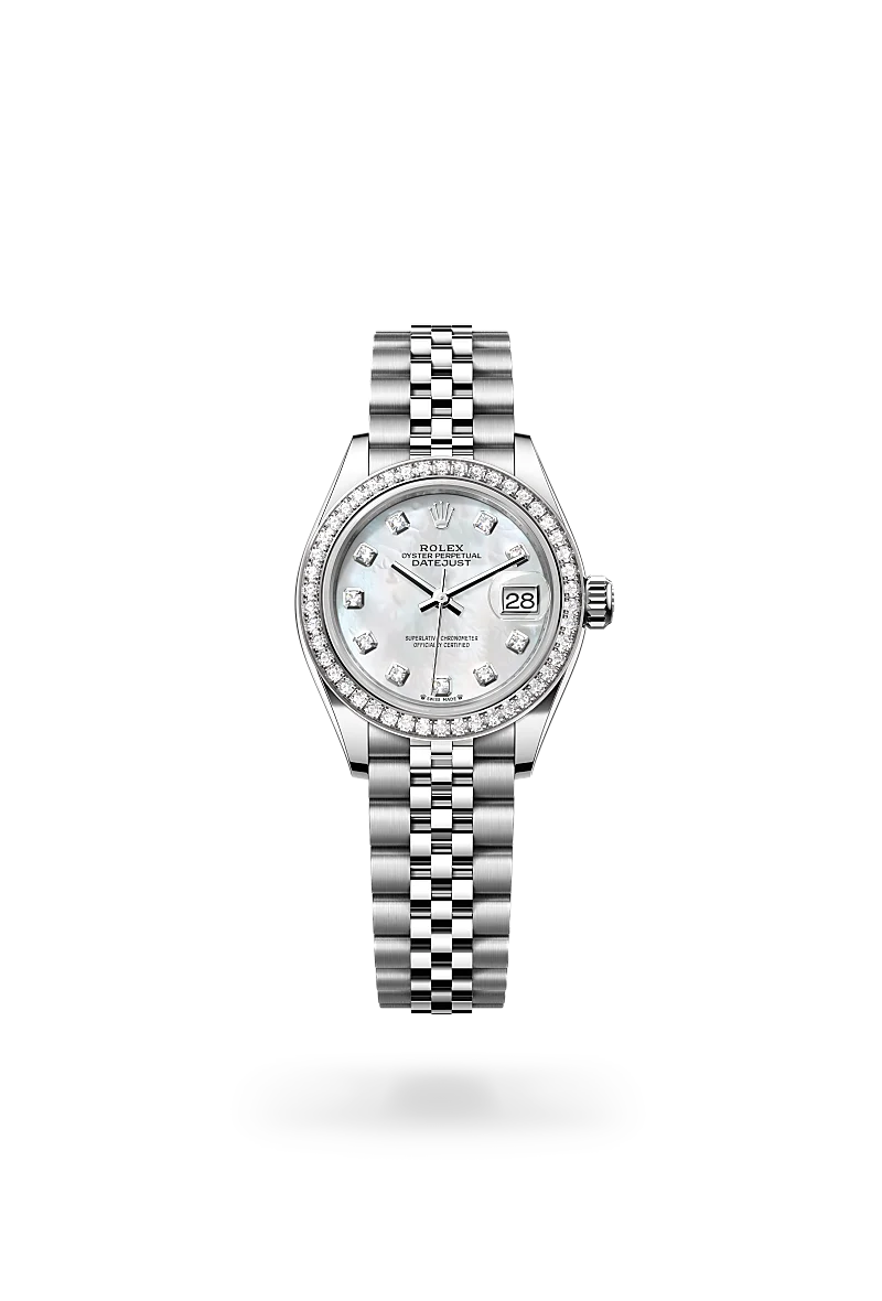 Rolex Lady-Datejust in White Rolesor - combination of Oystersteel and white gold - Emperor Watch & Jewellery Singapore