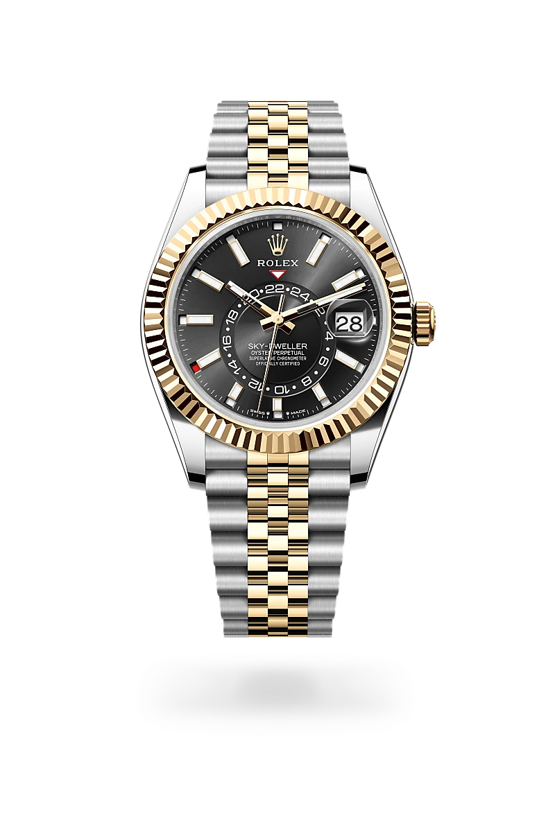 Rolex Sky-Dweller in Yellow Rolesor - combination of Oystersteel and yellow gold - Emperor Watch & Jewellery Singapore