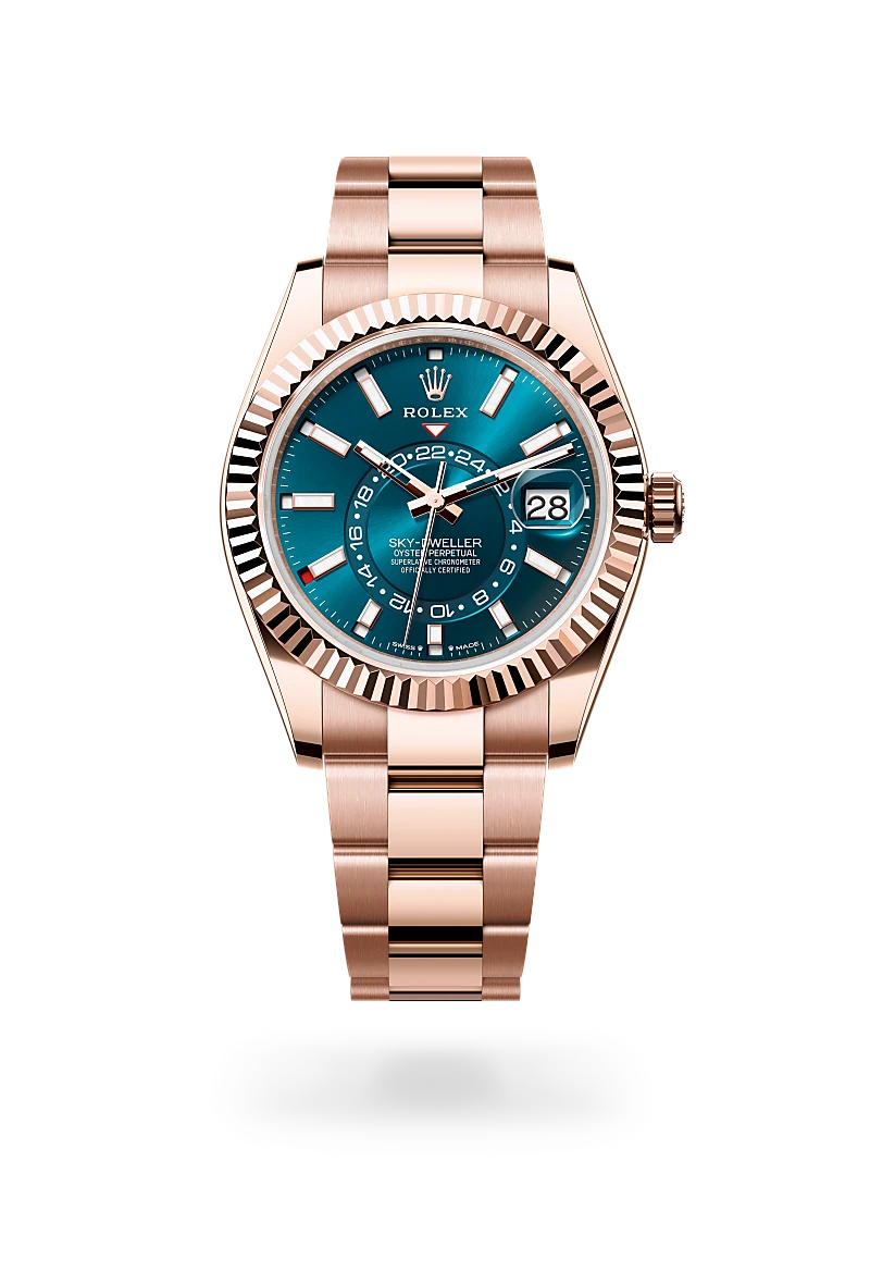 Rolex Sky-Dweller in 18 ct Everose gold - Emperor Watch & Jewellery Singapore