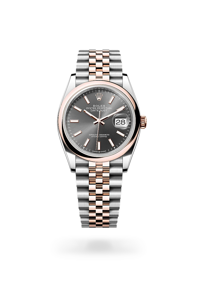 Rolex Datejust in Everose Rolesor - combination of Oystersteel and Everose gold, M126201-0013 - Emperor Watch & Jewellery Ltd