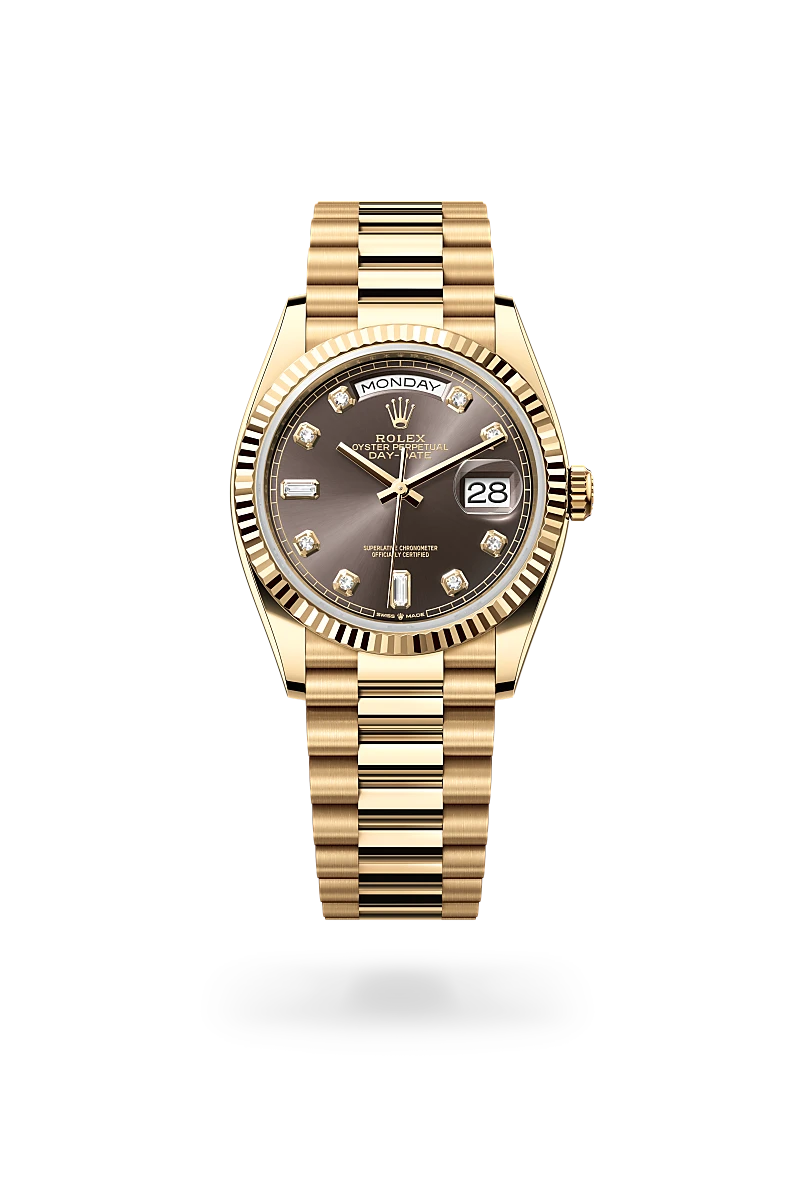 Rolex Day-Date in 18 ct yellow gold, M128238-0022 - Emperor Watch & Jewellery Ltd