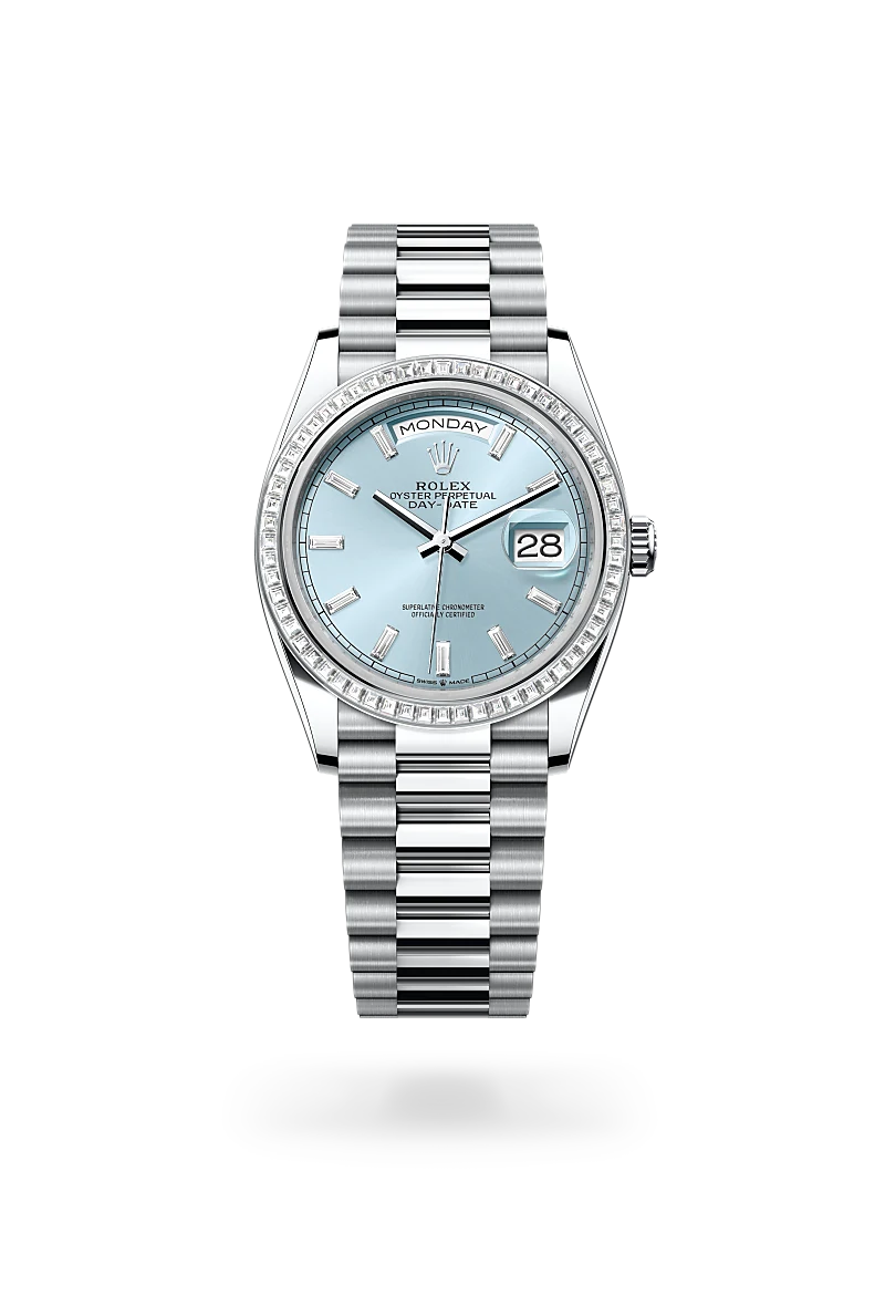 Rolex Day-Date in Platinum, M128396TBR-0003 - Emperor Watch & Jewellery Ltd