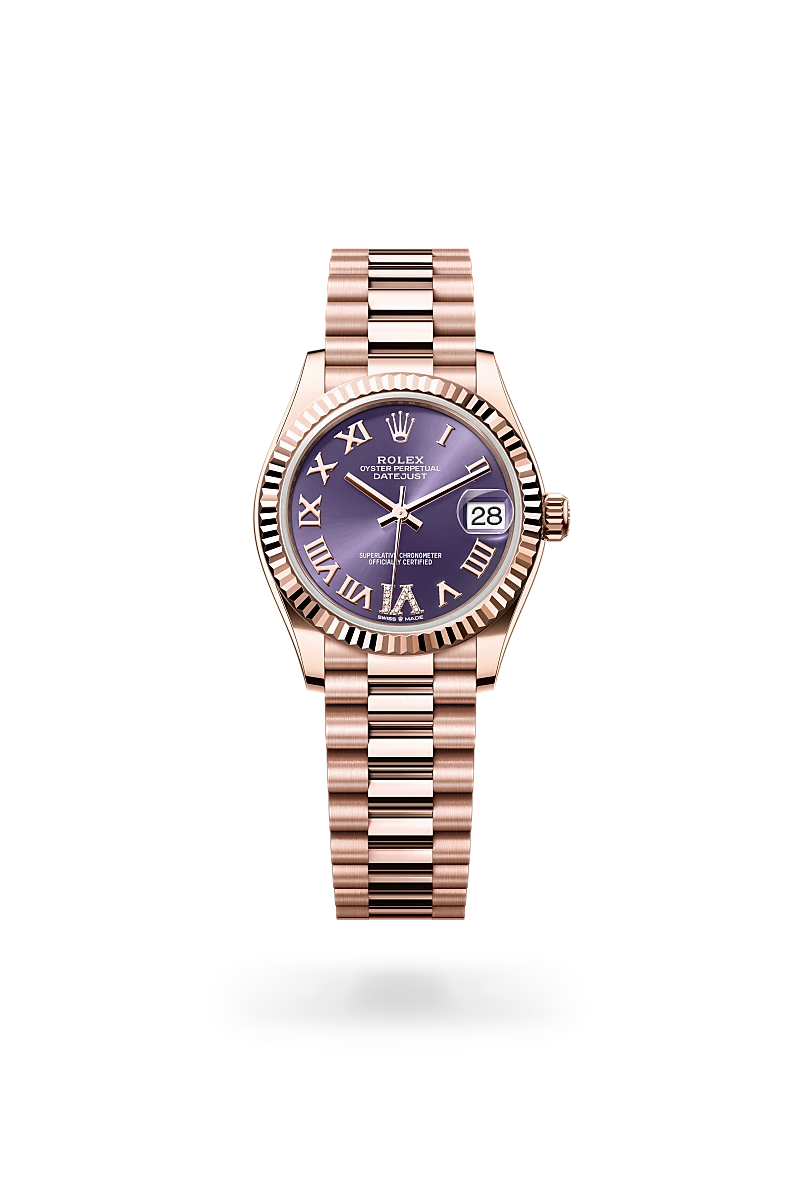 Rolex Datejust in 18 ct Everose gold, M278275-0029 - Emperor Watch & Jewellery Ltd