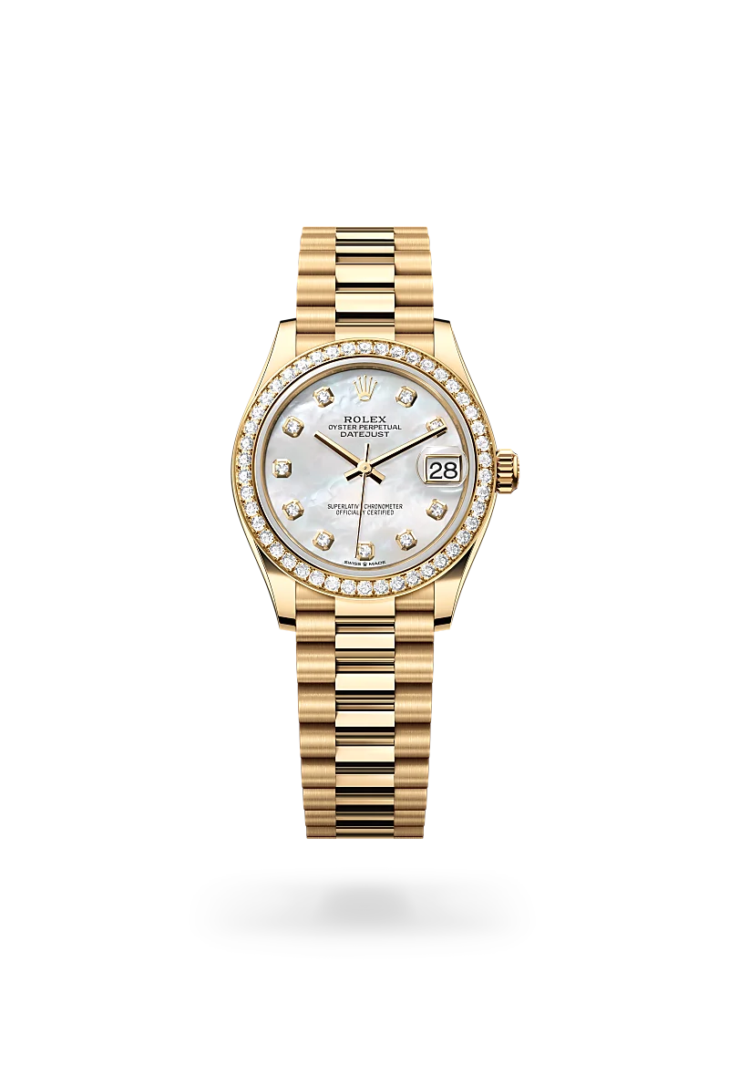 Rolex Datejust in 18 ct yellow gold, M278288RBR-0006 - Emperor Watch & Jewellery Ltd