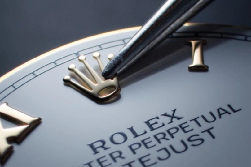 Assembling Rolex Crown - Emperor Watch & Jewellery Singapore