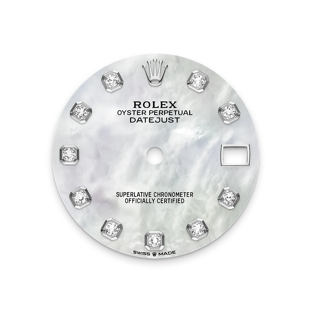 Rolex Datejust in White Rolesor - combination of Oystersteel and white gold, M278384RBR-0008 - Emperor Watch & Jewellery Singapore