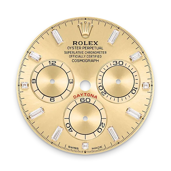 Rolex Cosmograph Daytona in 18 ct yellow gold with lugs set with diamonds, M126598TBR-0001 - Emperor Watch & Jewellery Singapore
