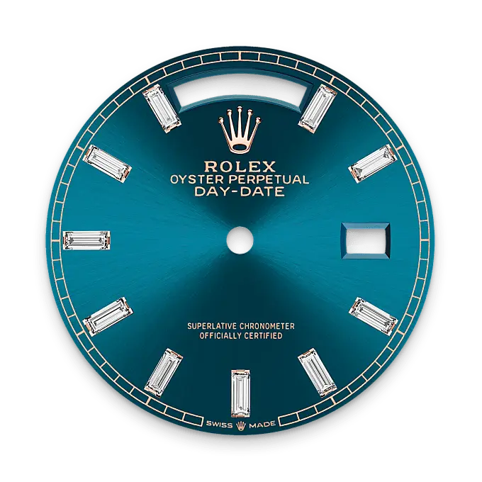 Rolex Day-Date in 18 ct Everose gold, M128395TBR-0032 - Emperor Watch & Jewellery Singapore