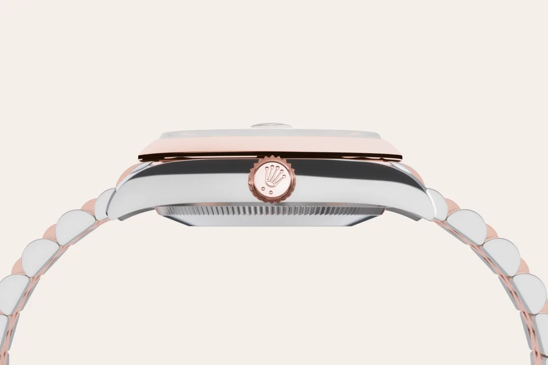 Rolex Datejust in Everose Rolesor - combination of Oystersteel and Everose gold, M278241-0018 - Emperor Watch & Jewellery Singapore