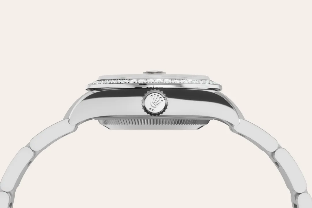 Rolex Lady-Datejust in White Rolesor - combination of Oystersteel and white gold, M279384RBR-0004 - Emperor Watch & Jewellery Singapore