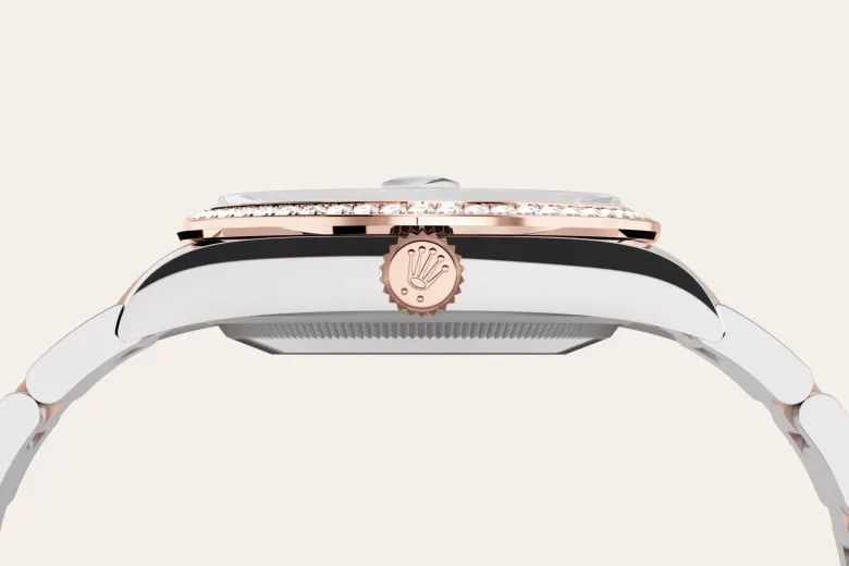 Rolex Datejust in Everose Rolesor - combination of Oystersteel and Everose gold, M126281RBR-0016 - Emperor Watch & Jewellery Singapore