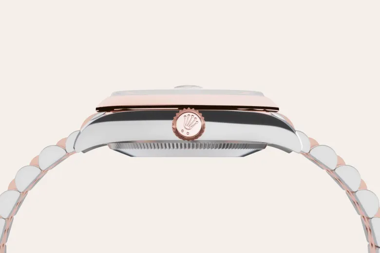 Rolex Datejust in Everose Rolesor - combination of Oystersteel and Everose gold, M278241-0018 - Emperor Watch & Jewellery Singapore