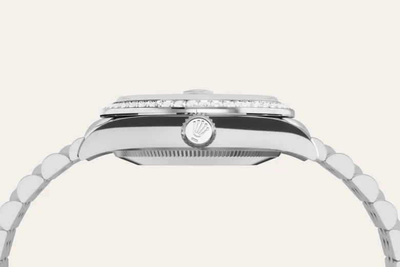 Rolex Datejust in White Rolesor - combination of Oystersteel and white gold, M278384RBR-0008 - Emperor Watch & Jewellery Singapore