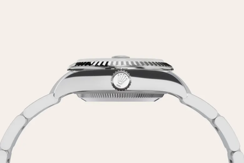Rolex Lady-Datejust in White Rolesor - combination of Oystersteel and white gold, M279174-0020 - Emperor Watch & Jewellery Singapore