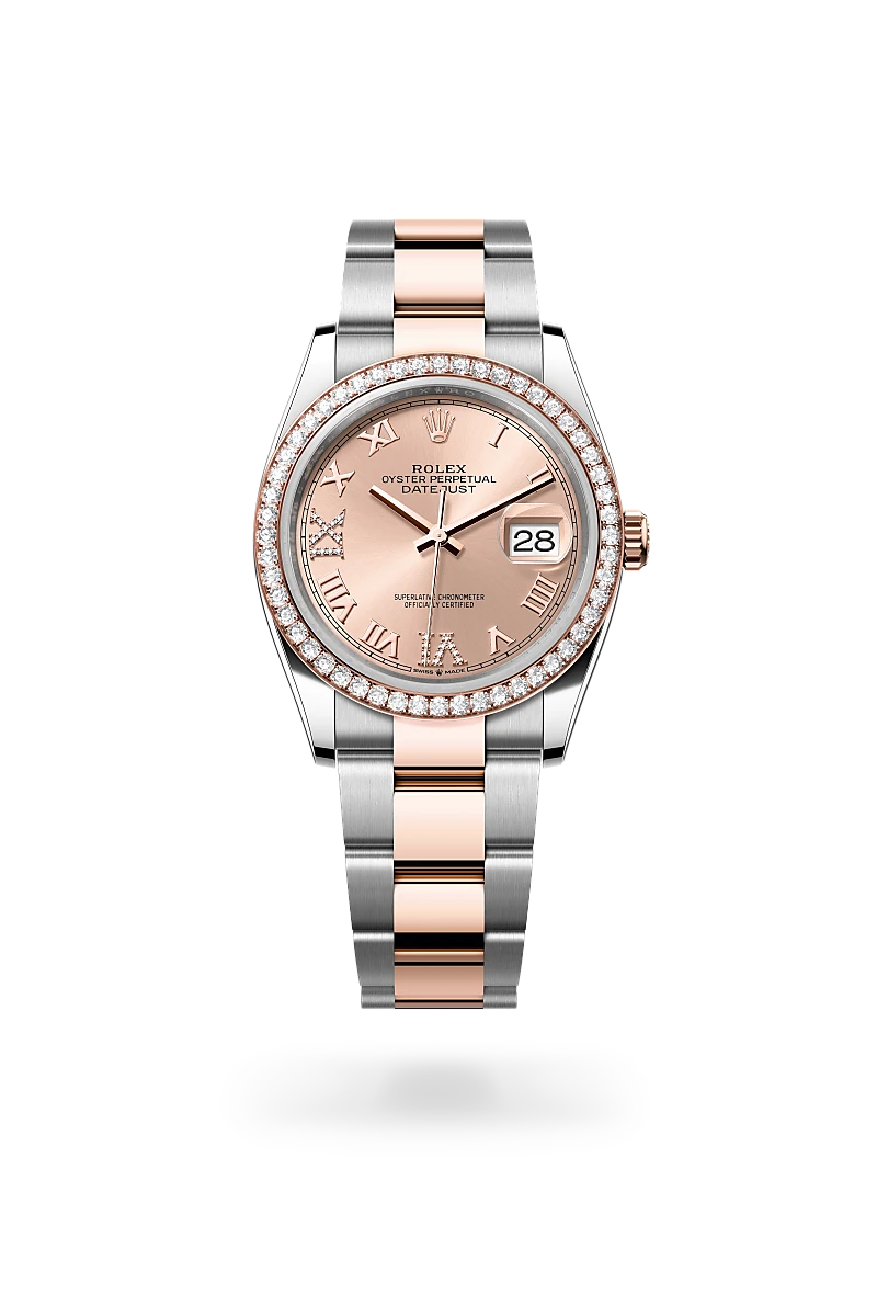 Rolex Datejust in Everose Rolesor - combination of Oystersteel and Everose gold, M126281RBR-0016 - Emperor Watch & Jewellery Singapore