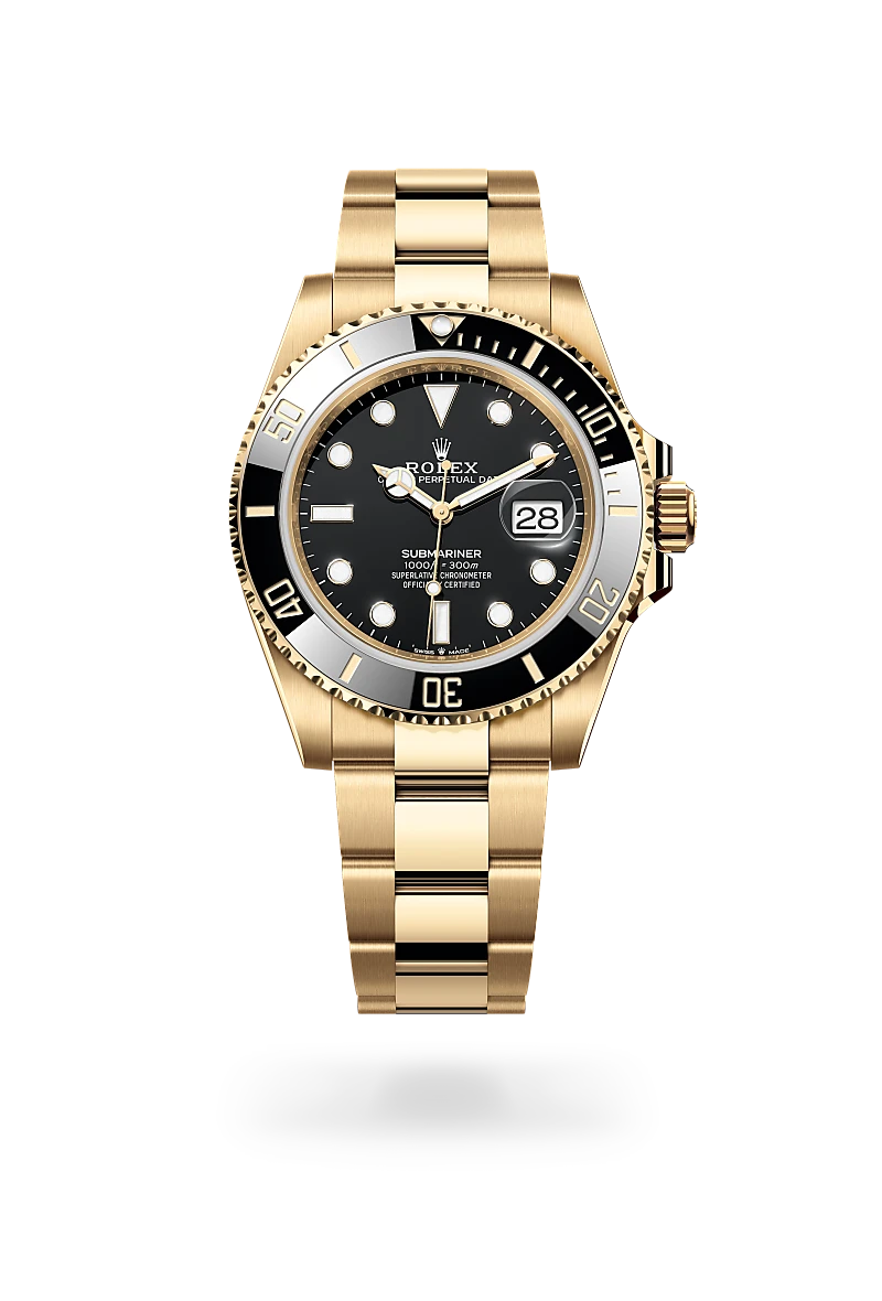 Rolex Submariner in 18 ct yellow gold, M126618LN-0002 - Emperor Watch & Jewellery Singapore