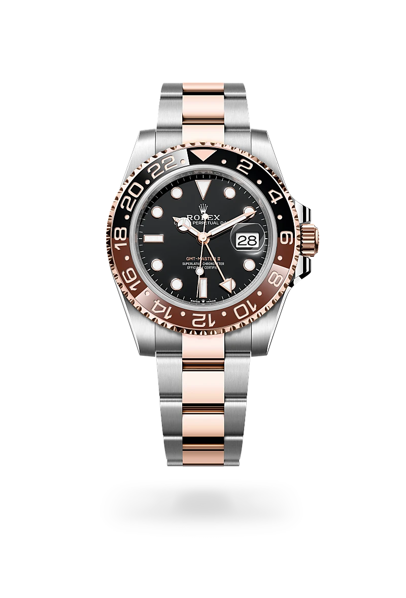 Rolex GMT-Master II in Everose Rolesor - combination of Oystersteel and Everose gold, M126711CHNR-0002 - Emperor Watch & Jewellery Singapore