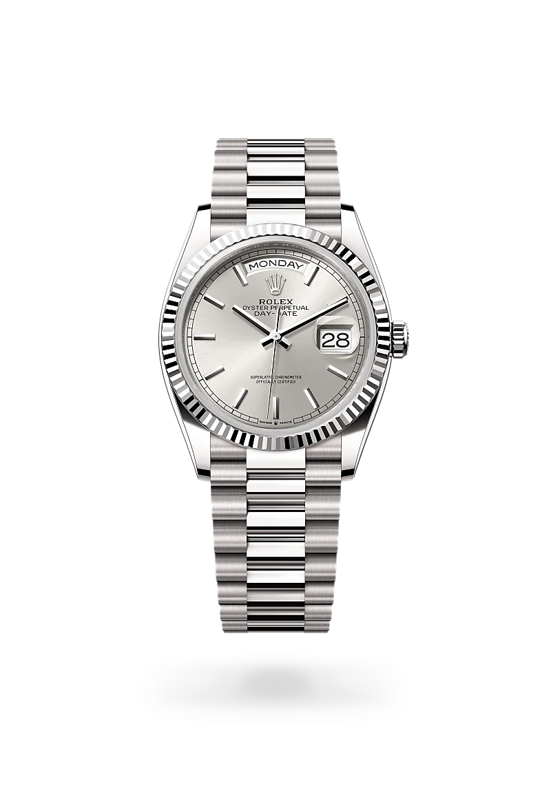 Rolex Day-Date in 18 ct white gold, M128239-0005 - Emperor Watch & Jewellery Singapore