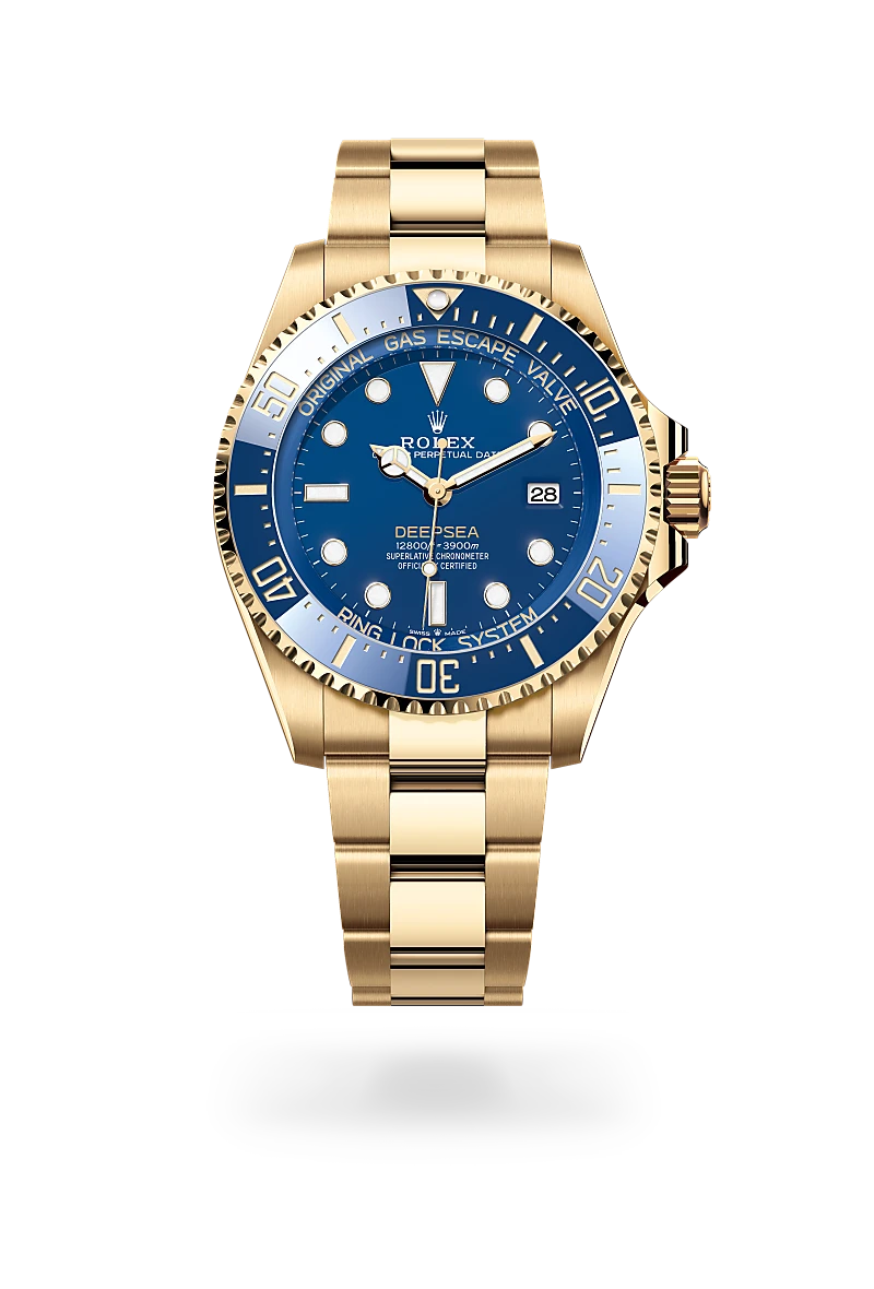 Rolex Deepsea in 18 ct yellow gold, M136668LB-0001 - Emperor Watch & Jewellery Singapore